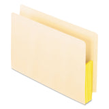 Pendaflex 22823 Manila Drop Front Shelf File Pockets, Straight Cut, 10 Pockets, Legal, Manila
