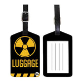 Nutcase Designer Luggage Travel Baggage Tags Single Tag With Name Card Inside Hazardous