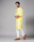 Lookmark Men'S Cotton Blend Printed Long Kurta Suitable For All Indian Wedding, Occasions, And Festivals (Az-Lm-Og-Kurta 15-Xl)
