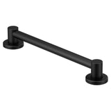 Moen Align Matte Black 18Inch Bathroom Safety Grab Bar, YG0418BL