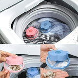 SYJBUH Polyester Flower Shape Home Washing Machine Floating Net Bag Hair Removal Ball .Debris Thread Cleaning Filter Net Lint Me