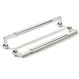 khtumeware 10-Pack 10-Inch(256mm) Polished Nickel Cabinet Pulls,Heavy-Duty Solid Handles for Kitchen Cabinets, Cupboards, Drawer