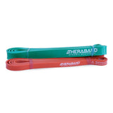 THERABAND High Resistance Bands, Set of 2 Elastic Super Bands for Improving Flexibility, Injury Rehab, & Full Body Workouts, Hea