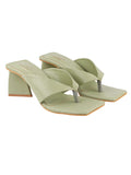 Shoetopia Women'S Block Heel Sandal,Green,7,B0BSCB236W