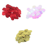 ATORSE DIY Shiny Round Loose Sequins Paillettes Sewing DIY Craft Red Gold Colorful