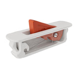 Brixwell Window Opening Control Device Plastic Material, Cream White Finish, 1-7/8 Length, 9/16 Height, 1/4 Depth for Residentia