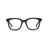 Peepers by PeeperSpecs Women's to The Max Square Blue Light Blocking Reading Glasses, Black, 49 + 2