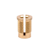EZ LOK 2604RS Threaded Insert for Plastic Reverse Slot Brass 1/420 (Pack of 25)