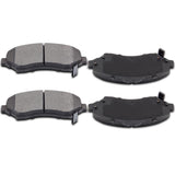 ECCPP D1327-8439 Front Semi Metallic Disc Brake Pad Set Fit For Chrysler Town & Country 2008-2016,For Dodge Grand Caravan 2008-2