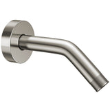 YASFEL 6 Inch Shower Arm Modern Wall Mounted Shower Extension Arm Pipe with Flange and Teflon Tape for Shower Head & Handheld Sh