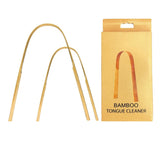 Bamboo Tongue Cleaner, Pack Of 2