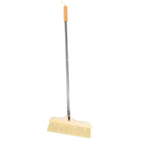 OHPHCALL Wooden Broom Soft Bristle Indoor Sweeper for Hardwood Floors Carpet Tile Bedroom Kitchen Bathroom AntiStatic Long Hand