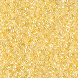 Miyuki Delica 11/0 Cylinder Seed Beads - Lt Yellow Lined Crystal AB - DB0053 5 Grams