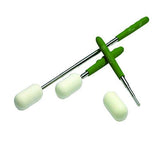 Xiem Tools Stainless Steel, Rubber Handle Telescoping XSponge II with Sponge, 81/2 23 in 1469334