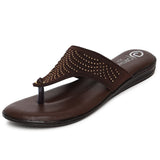 Ortho Joy Fancy Doctor Slipper For Women | Fancy Comfortable Footwear For Women,Dark Brown,5,B0BGBXSQPN