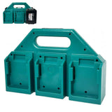 Kxufoae 6-Slot Battery Holder for Makita 18V&14.4V | Portable and Rugged Battery Case - Compact Organizer for Easy Storage and T