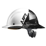 LIFT Safety HDF50C20CK DAX Carbon Fiber Full Brim 5050, White/Black Camo