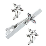 HAWSON Gold Tie Clip for Men, 2.5 inch Tie Clip Bar Set for Men's Necktie