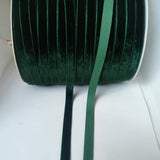 10 Yards 3/8(10mm) Velvet Ribbon for Wedding Christmas Gift Box Wrapping Bow Making Bouquet Wrap DIY Craft Decor (Christmas Gr