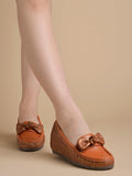 Shoetopia Women'S Block Heel Loafers Tan,Tan,4,B0DCBMT4XH