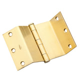 National Hardware N236020 DPBF248 Swing Clear Hinge in Satin Brass,31/2 Inch