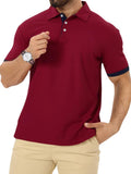Toplot Men T-Shirt || T-Shirt For Men (Solid-Polo-5235-Maroon-M),Maroon,,B0DXCYZ1JL