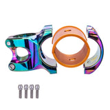 Gaderth 31.8 Mm /35mm Bike Stems Aluminum Alloy Mountain Bike Short Handlebar Stem for Road Bike MTB BMX Fixie Gear Colorful 35M