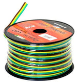100-Foot 3-Conductor 16 Gauge Primary Stranded Cable Ideal For Accessory Hookups