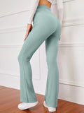 Leriya Fashion Women's Western Ribbed Stretchable Trousers for Women || Casual Wear Jogging Wear || Sweatpants || Lightweight Wear. (Small Light Green),Light Green