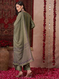 Anni Designer Women'S Rayon Viscose Solid Straight Kurta With Pant & Dupatta (Raja Saab Green-Vks14_5Xl_Green_Xxxxx-Large),Green,5XL,Vicose Rayon,Regular,