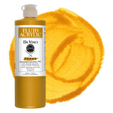 DA VINCI PAINTS Professional Artist Fluid Acrylic Paint, Transparent Raw Sienna, 16oz
