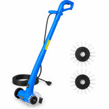 Electric Stand-Up Grout Cleaner | Compact Ceramic Tile Floor Scrubber Tool