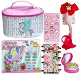 Tera 13 Unicorn Make Up Accessories For Women, Girls Cosmetic, Unicorn Cosmetic Bag Case For Girls 6 In 1 Cobmbo Uniorn Hair Cli