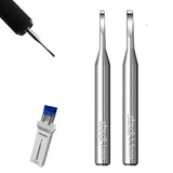 stedi Model Scriber Blades 2PCS,Tungsten steel Blades,1mm + 1.5mm Size,for Modeling Hobby,RG Scale Model, Engraved,Panel line,Re