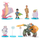 DISNEY STORE Official Elio Figure Set - 8 Fully Sculpted Disney Figures Including Elio, Olga, Lord Grigon & More in Double-Tiere