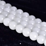 Asingeloo 38PCS 10mm Blue Luminous Gemstones Round Loose Beads for DIY Jewelry Making Bracelets Natural Stone Beads Full Strand