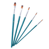 5Piece Decorating Brush Set Painting Brushes Fondant Sugar Craft Clay Diy Tools Set Pen Brush Kit