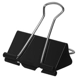 2 Inch Extra Large Binder Clips 48 Pack, Jumbo Paper Clips, Big Paper Clamps, Binder Clips Large Size for Home, School and Offic