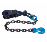Mytee Products 4 Ton 4.5 Snatch Block w/Swivel Shackle and 30 Chain (3/8 G100) Flatbed Tow Truck Rollback Wrecker Car Carrier Ca