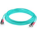 Addon 1M St To St Aqua Om4 Duplex Ofnr (RiserRated) Fiber Patch Cable