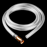 Shaker Siphon Hose for Fuel Transfer Pump 1/2'' Copper Valve Syphon Hose Gas Siphon Pump for Gasoline, Oil, Diesel, Water, Liqui