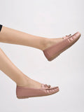 Shoetopia Women'S Block Heel Loafers Peach (3 Uk),Peach,3,B0D14DDBFN