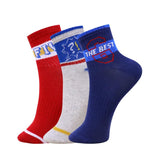 Mustang Powerplay Kids Crew Socks Soft Cotton Blend For AllDay Comfort & Everyday Wear | Boys Socks For 10 To 12 Years (Pack