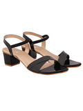 Shoetopia Girls Girls-Heel-1700 Black Heeled Sandal - 7 Uk (Girls-Heel-1700-Black),Black,7,B0CRPHJ3FS