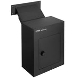 VEVOR Through The Wall Drop Box, Heavy Duty Steel Through The Wall Mailbox with 2.8-7.9 13 Combination Lock, 13x7x17 Mail Drop B