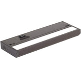 LED Under Cabinet Lighting Hardwired - 3CCT 9 Inch Bronze Finish - Undercabinet Lights for Kitchen - Linkable Undercounter Dimma