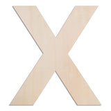 MGTECH 12 Inch Large Wooden Letter X, 1/4 in Thick Big Wood Letter for Crafts and Wall Decor