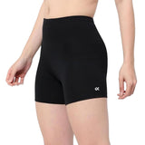 Xjarvis Lucia Shorts For Women Stretchable Yoga Shorts Soft Squat-Proof & Breathable Cycling Running For Skin Fit Tights & Gym Short (Black M),Pack of 1 - Black,,B0DZHDL5CF