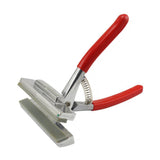US Art Supply Professional Extra Wide Canvas Pliers 43/4 inch with Padded Spring Return Handle