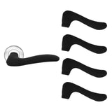Kingshion 4 PCS Door Handle Covers, Neoprene Rubber Material Doorknob Cover, Anti-Scald Antifreeze Door Handle Protector Door Kn